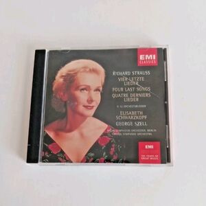 Strauss Four Last Songs Elisabeth Schwarzkopf George Szell EMI CD +12 Lieder LSO
